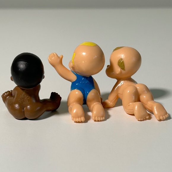 Vintage 90s Arco Nursery Mini PVC Babies Lot of 5 Rare - Picture 3 of 6